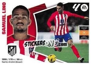 Sticker Samuel Lino (16) - LaLiga 2024-2025
 n. 87 - Colecciones ESTE