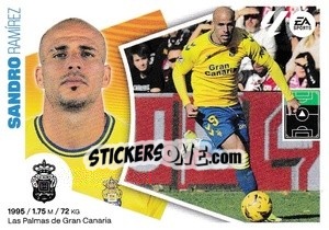 Sticker Sandro Ramírez (18) - LaLiga 2024-2025
 n. 298 - Colecciones ESTE