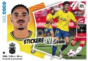 Cromo Sául Coco (7) - LaLiga 2024-2025
 n. 287 - Colecciones ESTE