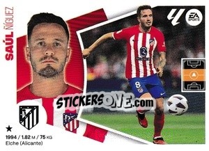 Sticker Saúl Ñíguez (12B) - LaLiga 2024-2025
 n. 83 - Colecciones ESTE