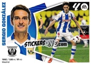 Cromo Sergio González (8) - LaLiga 2024-2025
 n. 318 - Colecciones ESTE