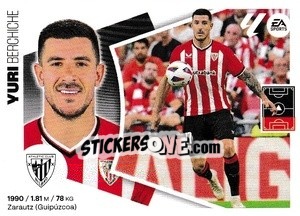 Sticker Yuri Berchiche (10) - LaLiga 2024-2025
 n. 50 - Colecciones ESTE