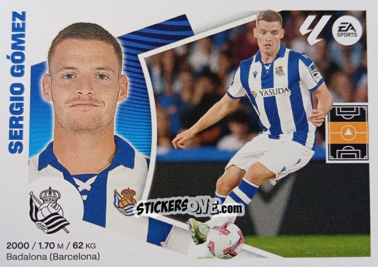 Sticker Sergio Gómez (13BIS) - LaLiga 2024-2025
 n. 484 - Colecciones ESTE
