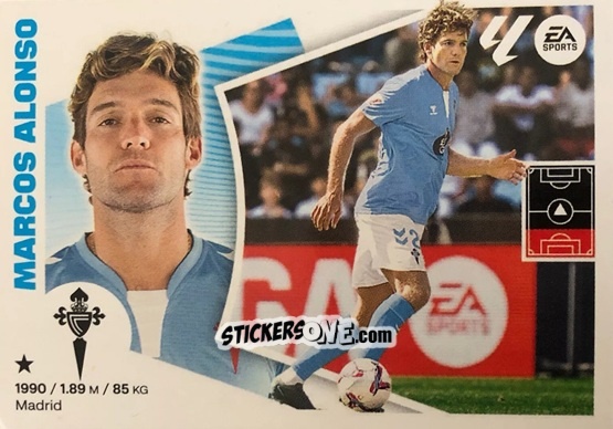 Sticker Marcos Alonso (51) – RC Celta