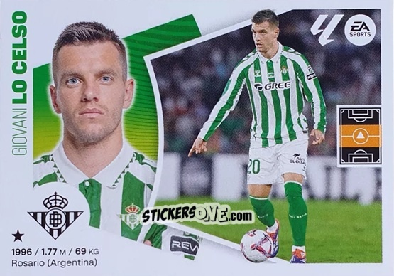 Sticker Giovani Lo Celso (65) – Real Betis