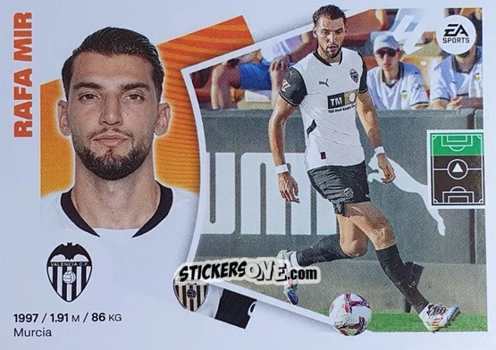Sticker Rafa Mir (4) - Valencia CF