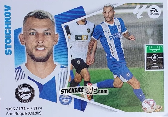 Sticker Stoichkov (5) - Deportivo Alavés