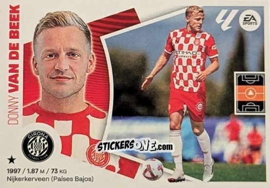 Sticker Donny van de Beek (6) - Girona FC