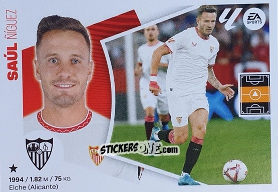 Sticker Saúl Ñíguez (8) - Sevilla FC