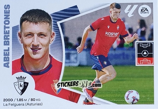 Sticker Abel Bretones (10) - CA Osasuna