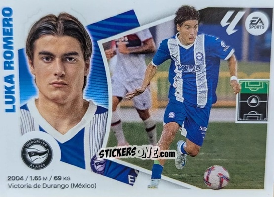 Sticker Luka Romero (12) - Deportivo Alavés