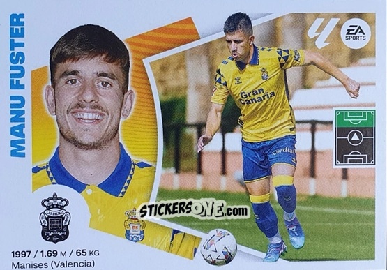 Sticker Manu Fuster Lázaro (15) - UD Las Palmas