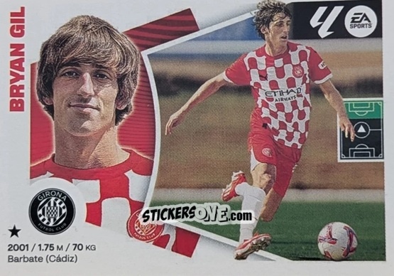 Sticker Bryan Gil (19) - Girona FC