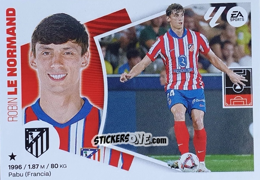 Sticker Robin Le Normand (23) - Atlético de Madrid