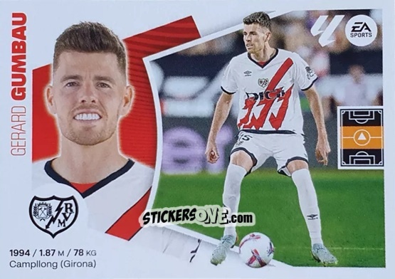 Sticker Gerard Gumbau (24) - Rayo Vallecano