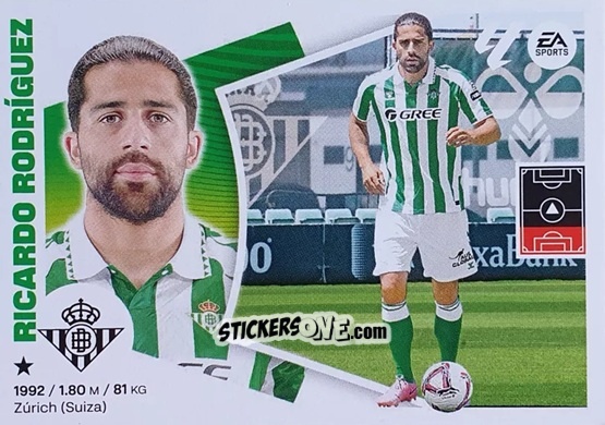 Sticker Ricardo Rodríguez (33) - Real Bétis