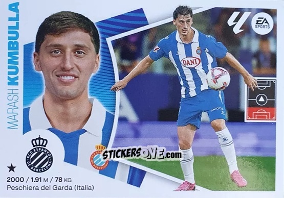 Sticker Marash Kumbulla (34) - RCD Espanyol