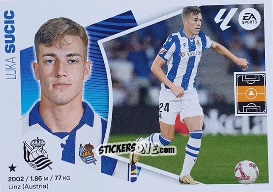 Sticker Luka Sučić (40) - Real Sociedad