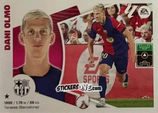 Sticker Dani Olmo (42) - FC Barcelona
