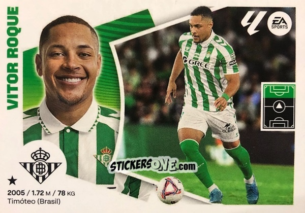Sticker Vitor Roque (47) - Real Betis