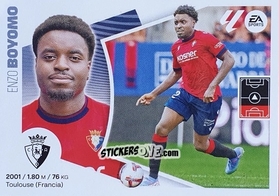 Sticker Boyomo (48) - CA Osasuna