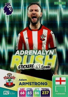 Sticker Adam Armstrong - English Premier League 2024-2025. Adrenalyn XL
 n. 431 - Panini