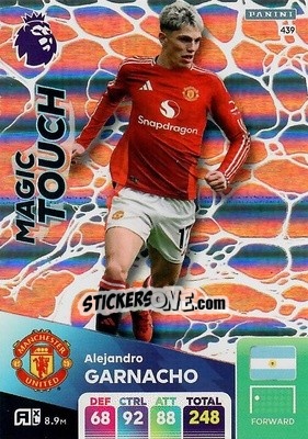 Sticker Alejandro Garnacho - English Premier League 2024-2025. Adrenalyn XL
 n. 439 - Panini