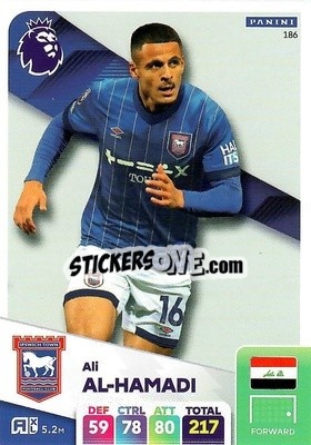 Sticker Ali Al-Hamadi - English Premier League 2024-2025. Adrenalyn XL
 n. 186 - Panini