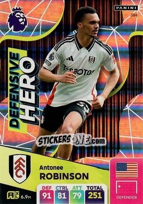 Sticker Antonee Robinson - English Premier League 2024-2025. Adrenalyn XL
 n. 384 - Panini