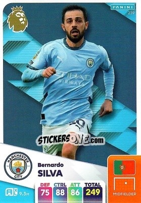 Sticker Bernardo Silva - English Premier League 2024-2025. Adrenalyn XL
 n. 239 - Panini