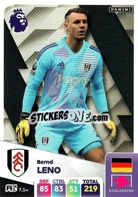 Sticker Bernd Leno - English Premier League 2024-2025. Adrenalyn XL
 n. 155 - Panini