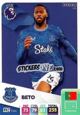 Figurina Beto - English Premier League 2024-2025. Adrenalyn XL
 n. 150 - Panini