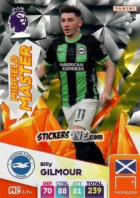 Sticker Billy Gilmour - English Premier League 2024-2025. Adrenalyn XL
 n. 398 - Panini