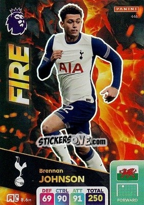 Sticker Brennan Johnson - English Premier League 2024-2025. Adrenalyn XL
 n. 446 - Panini