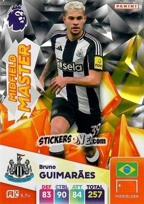 Sticker Bruno Guimarães - English Premier League 2024-2025. Adrenalyn XL
 n. 403 - Panini