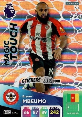 Sticker Bryan Mbeumo - English Premier League 2024-2025. Adrenalyn XL
 n. 434 - Panini