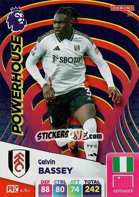 Sticker Calvin Bassey - English Premier League 2024-2025. Adrenalyn XL
 n. 390 - Panini