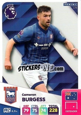 Sticker Cameron Burgess - English Premier League 2024-2025. Adrenalyn XL
 n. 178 - Panini