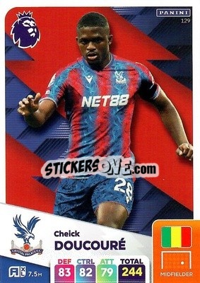 Sticker Cheick Doucouré - English Premier League 2024-2025. Adrenalyn XL
 n. 129 - Panini
