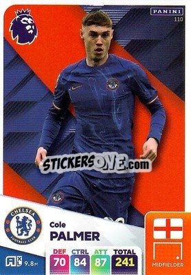 Sticker Cole Palmer - English Premier League 2024-2025. Adrenalyn XL
 n. 110 - Panini