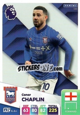 Sticker Conor Chaplin - English Premier League 2024-2025. Adrenalyn XL
 n. 184 - Panini