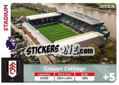 Sticker Craven Cottage - English Premier League 2024-2025. Adrenalyn XL
 n. 171 - Panini