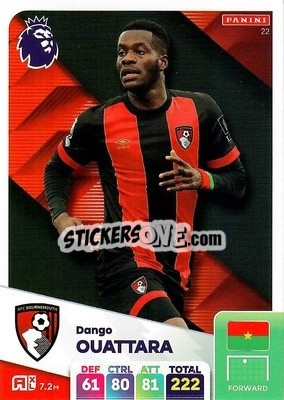 Sticker Dango Ouattara - English Premier League 2024-2025. Adrenalyn XL
 n. 22 - Panini
