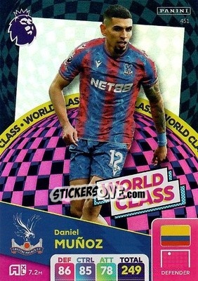 Sticker Daniel Muñoz - English Premier League 2024-2025. Adrenalyn XL
 n. 451 - Panini