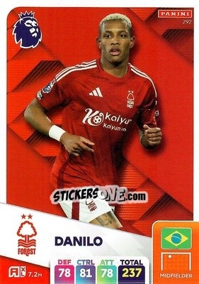 Sticker Danilo - English Premier League 2024-2025. Adrenalyn XL
 n. 292 - Panini