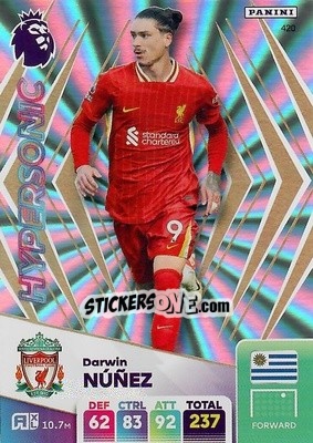 Sticker Darwin Núñez - English Premier League 2024-2025. Adrenalyn XL
 n. 420 - Panini