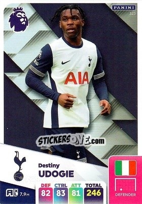 Sticker Destiny Udogie - English Premier League 2024-2025. Adrenalyn XL
 n. 323 - Panini