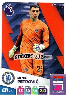 Sticker Đorđe Petrović - English Premier League 2024-2025. Adrenalyn XL
 n. 101 - Panini
