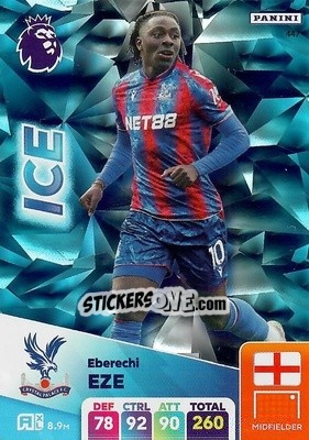 Sticker Eberechi Eze - English Premier League 2024-2025. Adrenalyn XL
 n. 447 - Panini