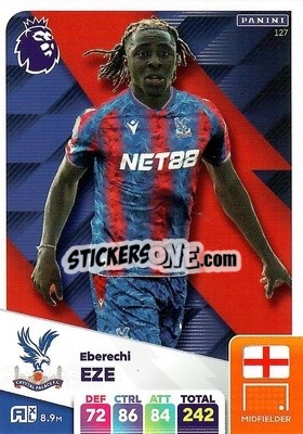 Sticker Eberechi Eze - English Premier League 2024-2025. Adrenalyn XL
 n. 127 - Panini